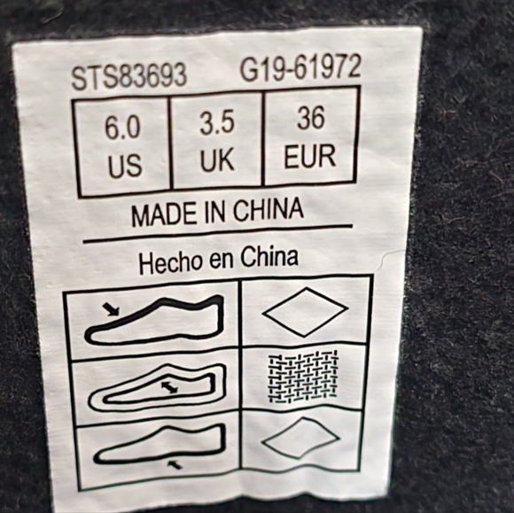 Sperry Ladies Duck Boots Women’s Size 6 Black Quilted Warm Waterproof - Picture 12 of 13